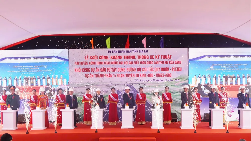 Khởi công đường cao tốc Quy Nhơn – Pleiku