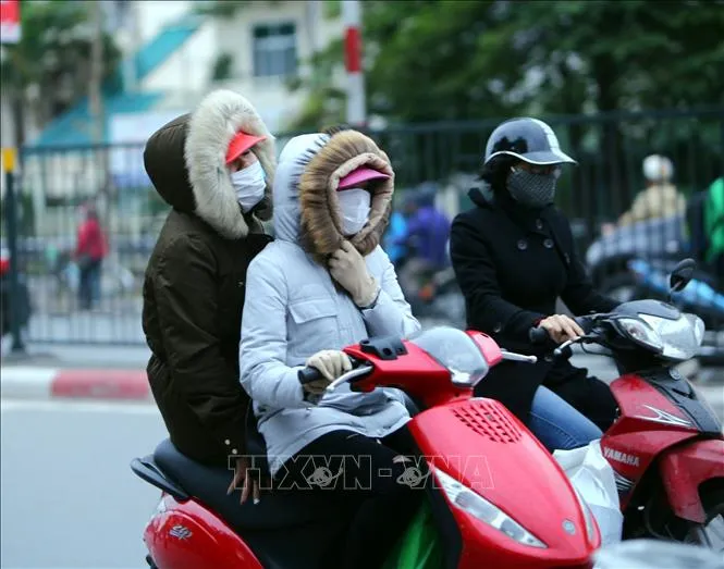 Bắc bộ tiếp tục duy trì trạng thái rét, có nơi rét đậm. Ảnh: TTXVN