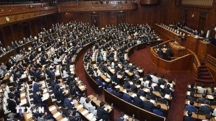 Toàn cảnh một phiên họp Hạ viện Nhật Bản. (Ảnh: Kyodo/TTXVN)