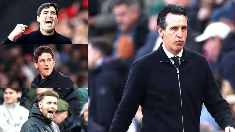 Aston Villa của HLV Unai Emery (phải) sẽ quyết định số phận nhiều CLB xếp sau (ẢNH: OPTA)