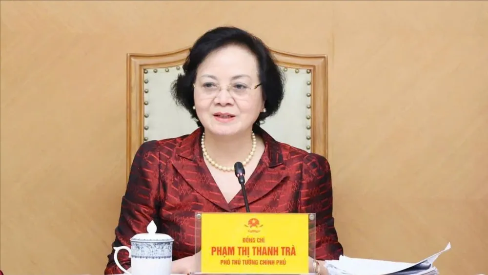 Phó Thủ tướng Phạm Thị Thanh Trà. Ảnh: VGP