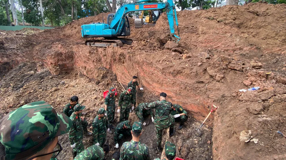 Phát hiện, quy tập 160 bộ hài cốt liệt sĩ tại Công viên Lê Thị Riêng