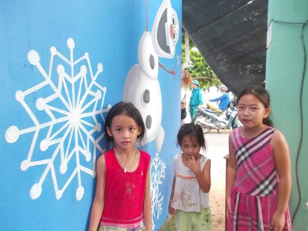 Nhiều bức bích họa ở Tam Thanh bị phá dỡ do nhà xuống cấp ảnh 3