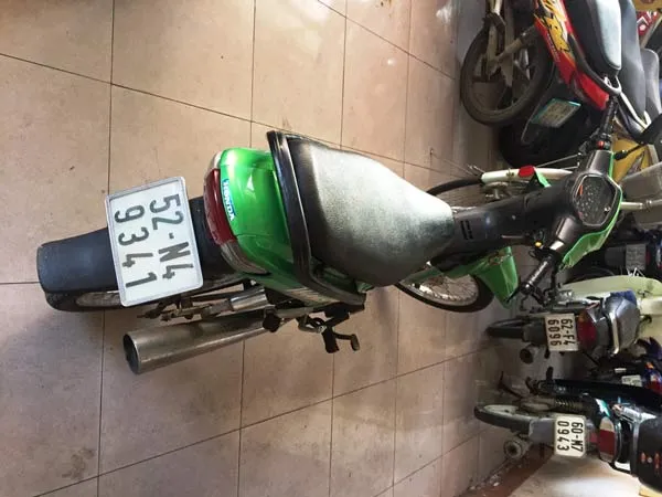 Chiếc xe máy được Khách làm phương tiện đi cướp