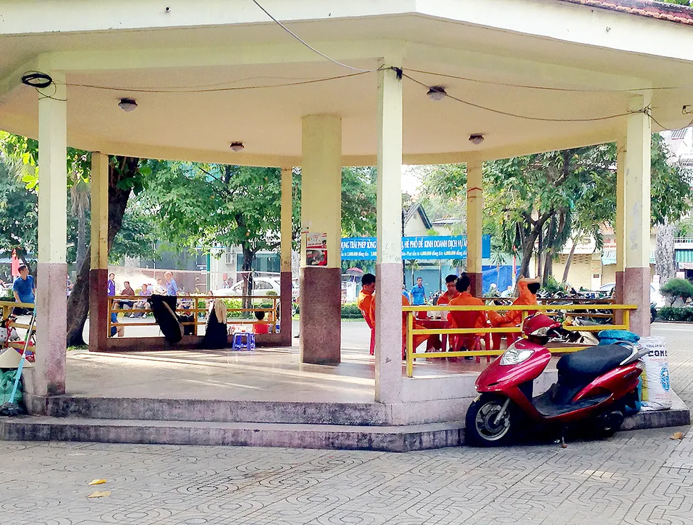 Mặt bằng công viên Âu Lạc không còn bị chiếm dụng