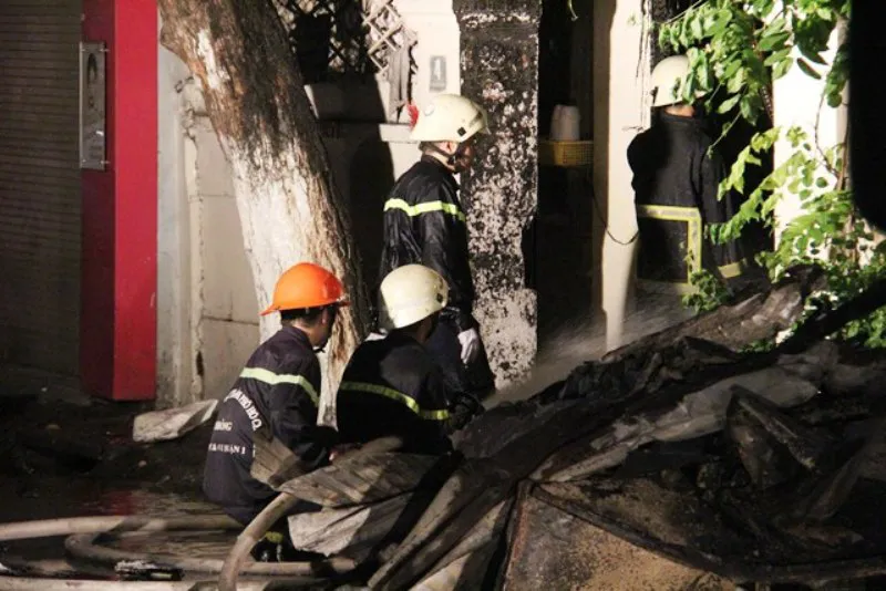 Hiện trường vụ cháy