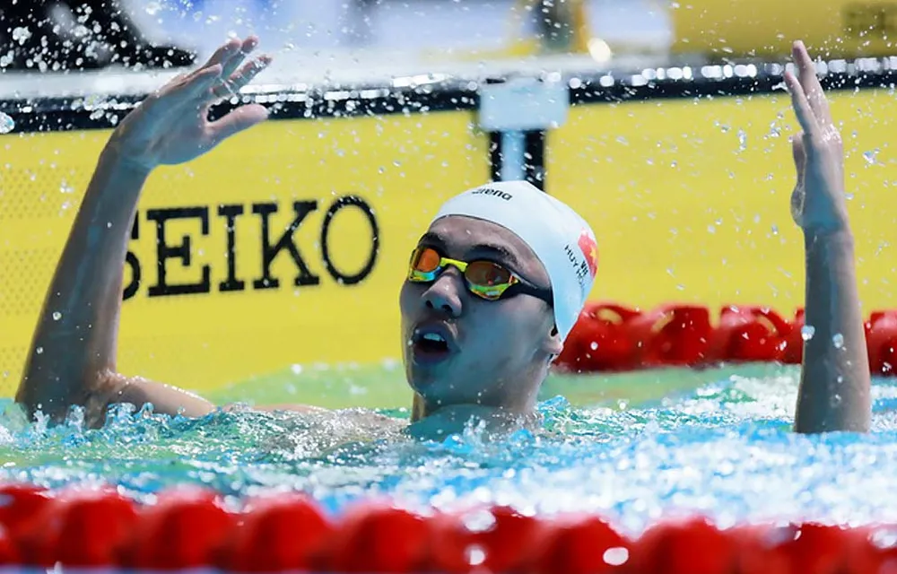 Sau chiến tích ở SEA Games 29, Huy Hoàng tiếp tục khẳng định tài năng ở giải Vô địch quốc gia Ảnh: QUỐC KHÁNH