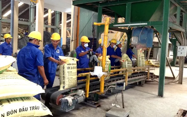 Dây chuyền sản xuất của Công ty CP phân bón Bình Điền