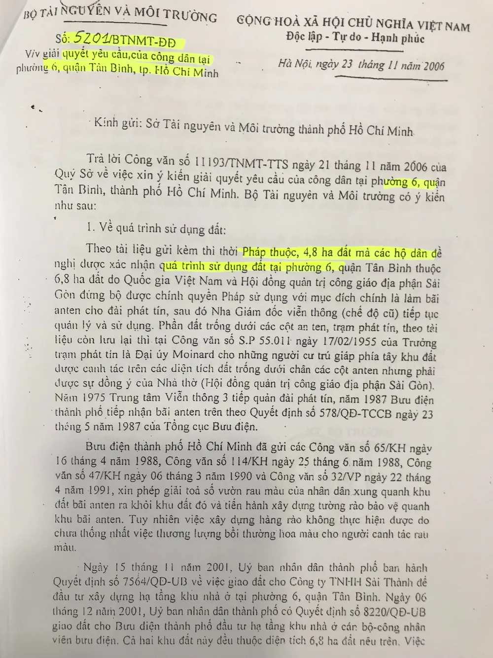 Nguồn gốc, pháp lý khu đất vườn rau tại Tân Bình ảnh 2