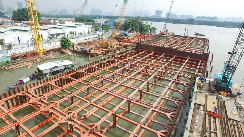 Cận cảnh đại công trường chống ngập 10.000 tỉ ở TP.HCM đang thành hình - ảnh 15