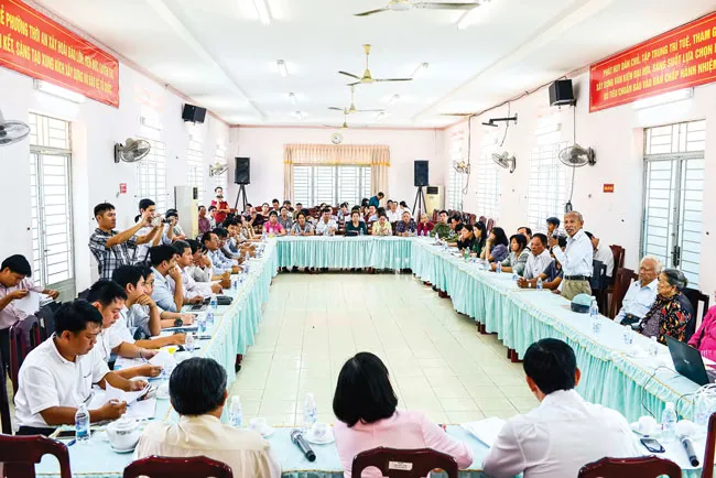 Xây trường Thới An vướng giải tỏa: Quận 12 đối thoại công khai với dân ảnh 1