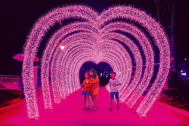 Rực rỡ sắc màu lễ hội đèn LED ảnh 1