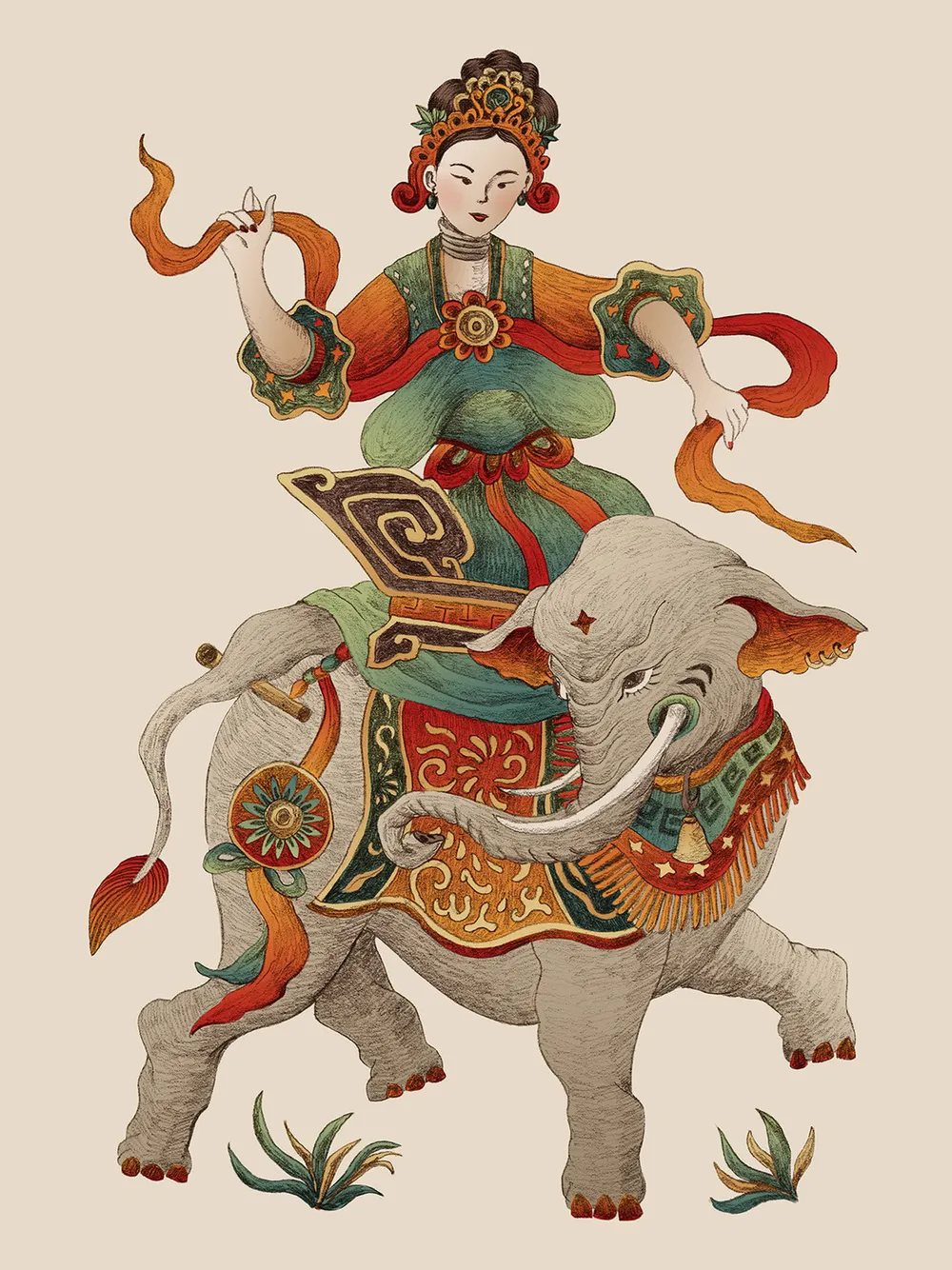 Tranh dân gian Đông Hồ - Hàng Trống trong một diện mạo khác - Ảnh 10. Tranh dân gian Đông Hồ - Hàng Trống trong một diện mạo khác - Ảnh 10.