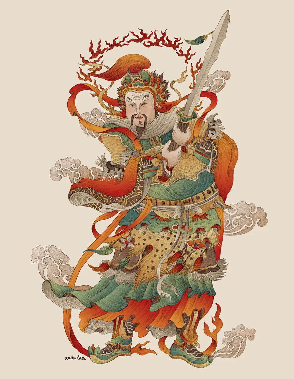 Tranh dân gian Đông Hồ - Hàng Trống trong một diện mạo khác - Ảnh 13. Tranh dân gian Đông Hồ - Hàng Trống trong một diện mạo khác - Ảnh 13.