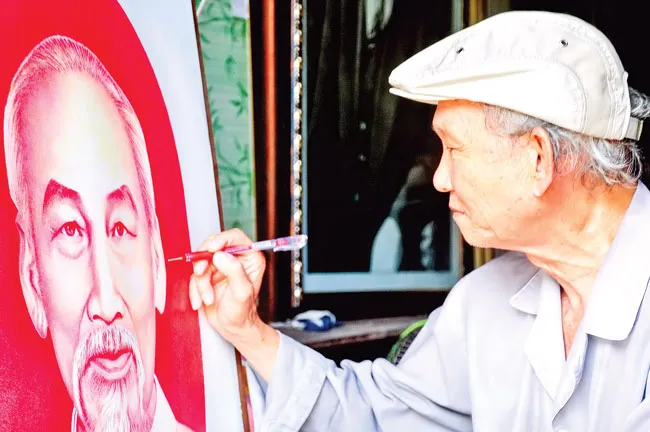 Cái “thần”của Bác trong tranh ảnh 1