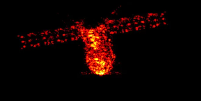 Tram vu tru Thien Cung 1 bi thieu rui khi tien vao khi quyen Trai Dat hinh anh 1