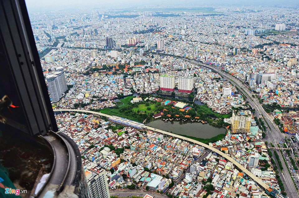 Sai Gon nhin tu dinh toa nha cao nhat Viet Nam hinh anh 19