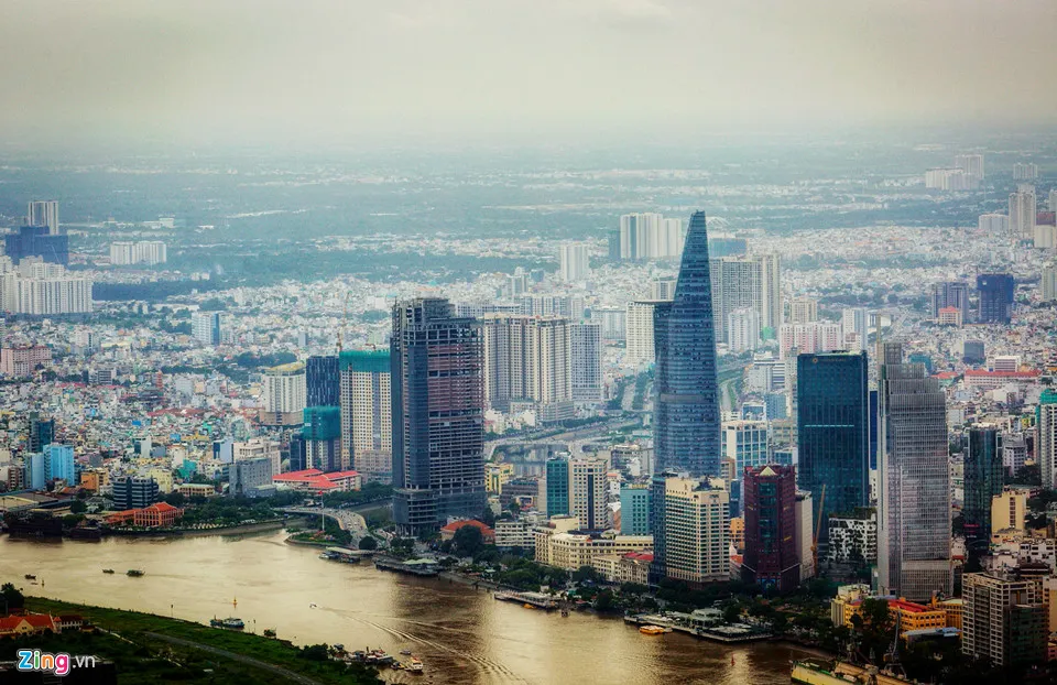 Sai Gon nhin tu dinh toa nha cao nhat Viet Nam hinh anh 2