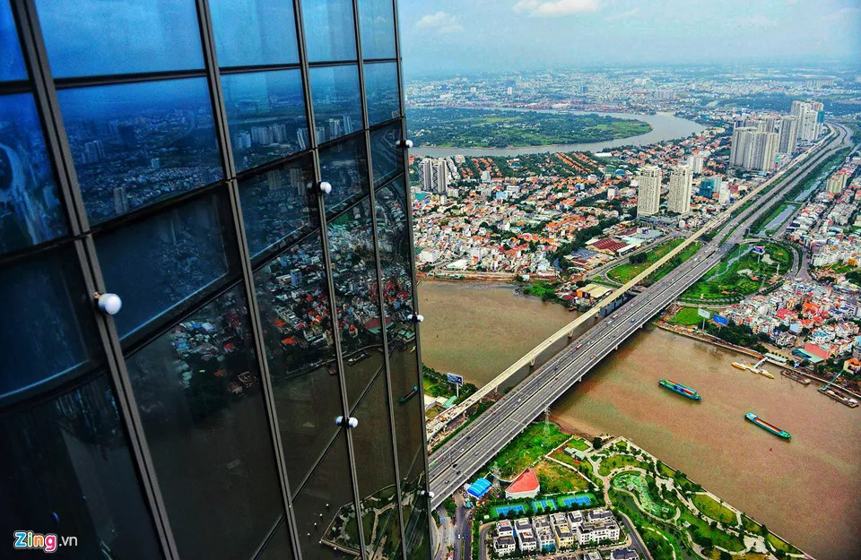Sai Gon nhin tu dinh toa nha cao nhat Viet Nam hinh anh 11