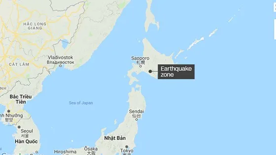 Động đất mạnh gây lở đất, mất điện trên diện rộng tại Nhật Bản ảnh 2 Động đất mạnh gây lở đất, mất điện trên diện rộng tại Nhật Bản ảnh 2