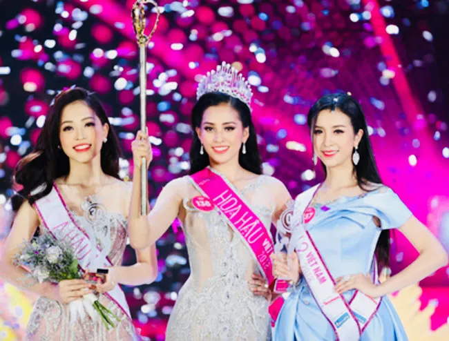 Người đẹp Trần Tiểu Vy đăng quang Hoa hậu Việt Nam 2018 ảnh 1
