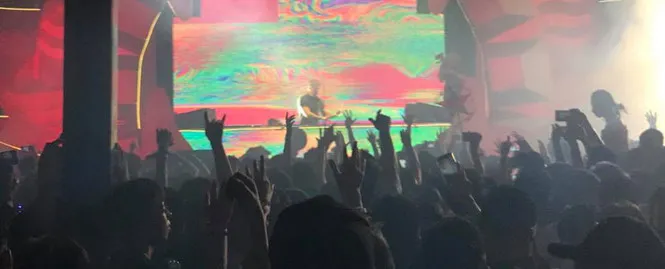 Lễ hội âm nhạc Trip to the moon tối 16.9 tại Công viên nước Hồ Tây, Hà Nội /// ảnh: Hoàng hải quân