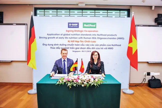 NutiFood ký kết hợp tác dinh dưỡng Tập đoàn BASF ảnh 1