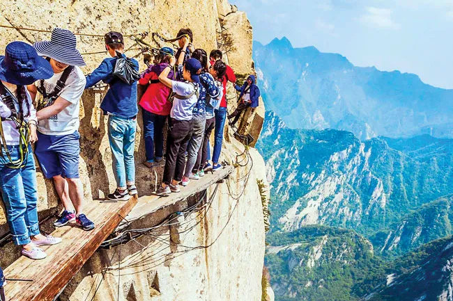 Kỳ vĩ Hoa Sơn đại núi ảnh 5