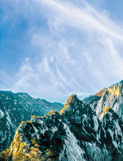 Kỳ vĩ Hoa Sơn đại núi ảnh 1