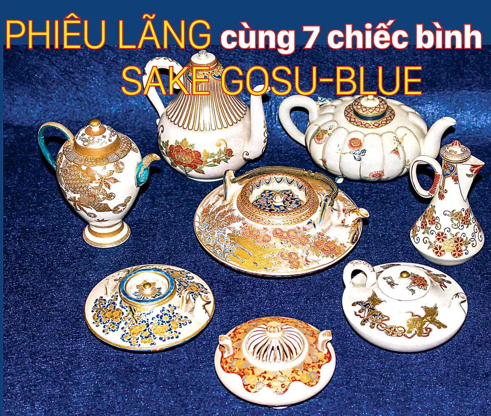 Phiêu lãng cùng 7 chiếc bình Sake Gosu-Blue ảnh 1
