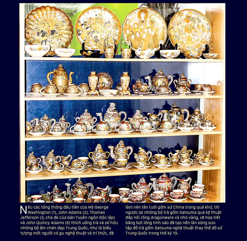 Giao thoa Đông - Tây qua những bộ trà SATSUMA ảnh 1