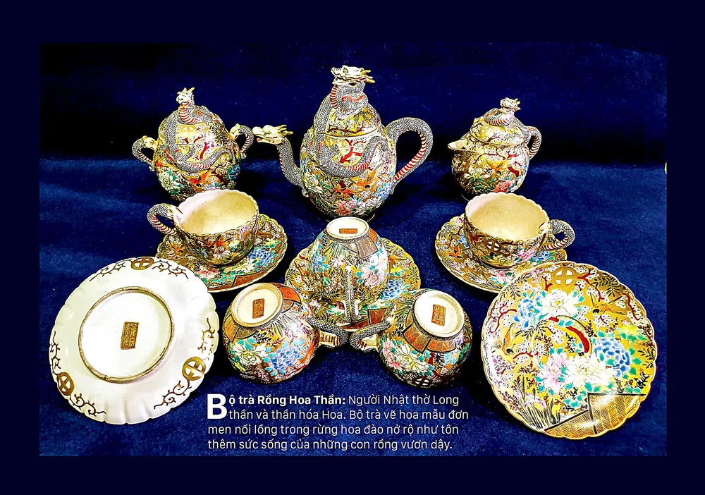 Giao thoa Đông - Tây qua những bộ trà SATSUMA ảnh 2