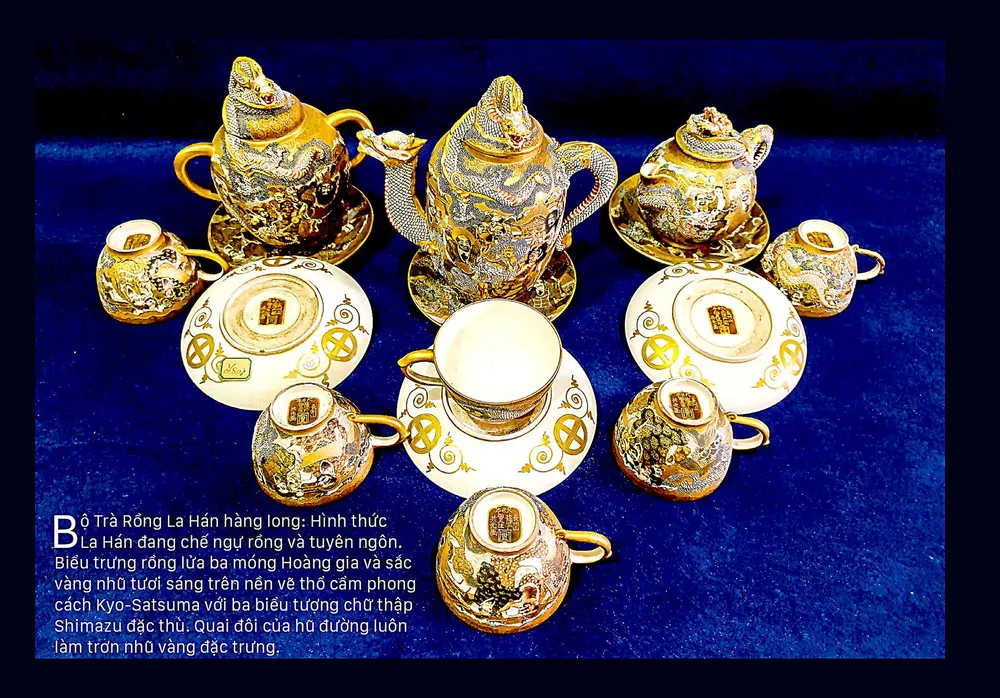 Giao thoa Đông - Tây qua những bộ trà SATSUMA ảnh 4