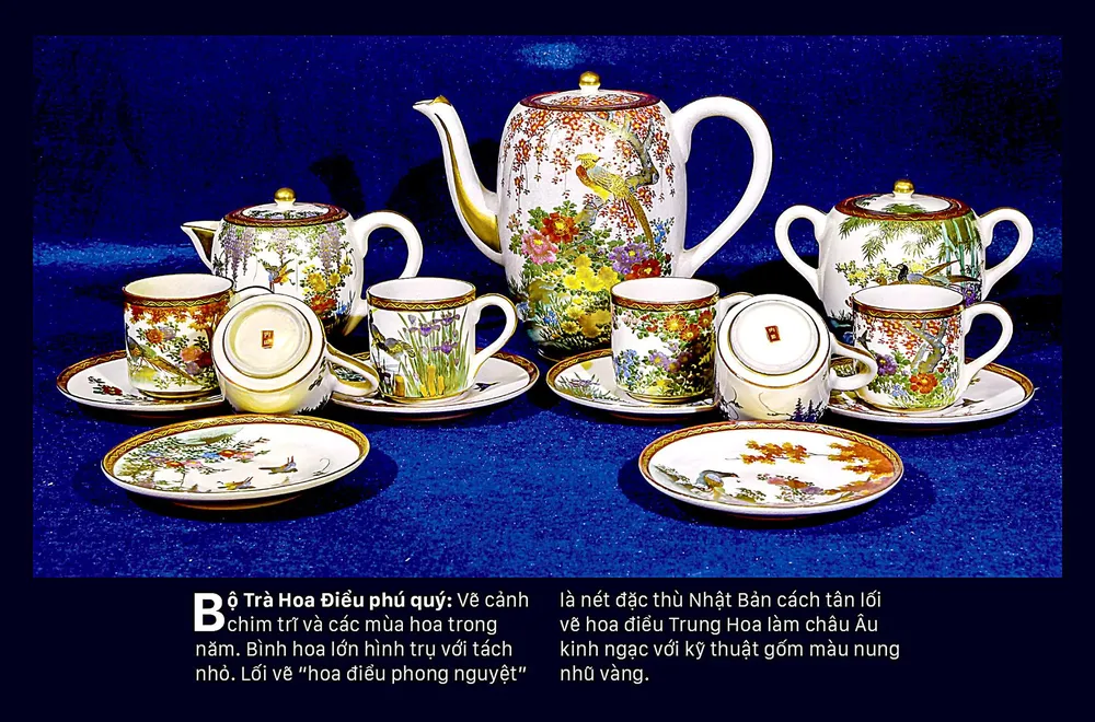 Giao thoa Đông - Tây qua những bộ trà SATSUMA ảnh 6