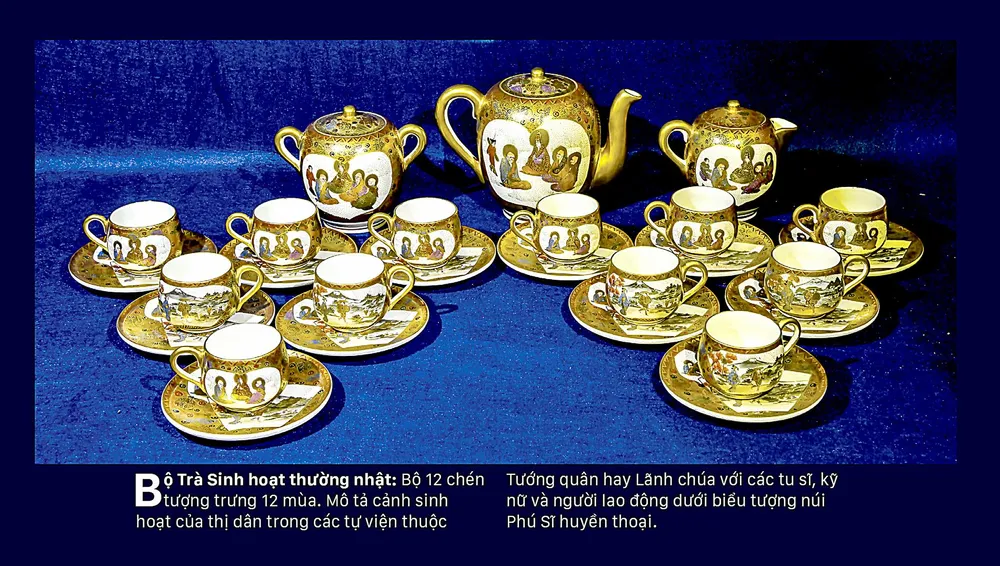 Giao thoa Đông - Tây qua những bộ trà SATSUMA ảnh 8