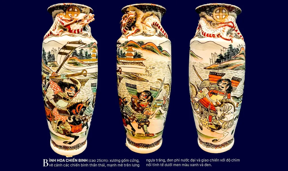  Triều đại tướng quân trên gốm SATSUMA ảnh 5