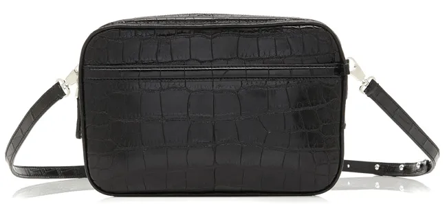 Sang trọng phụ kiện da cá sấu đen ảnh 3