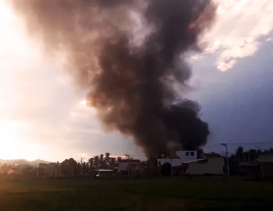 Chợ Mộc Bài cháy dữ dội, hàng trăm tiểu thương 'chết điếng' ảnh 2