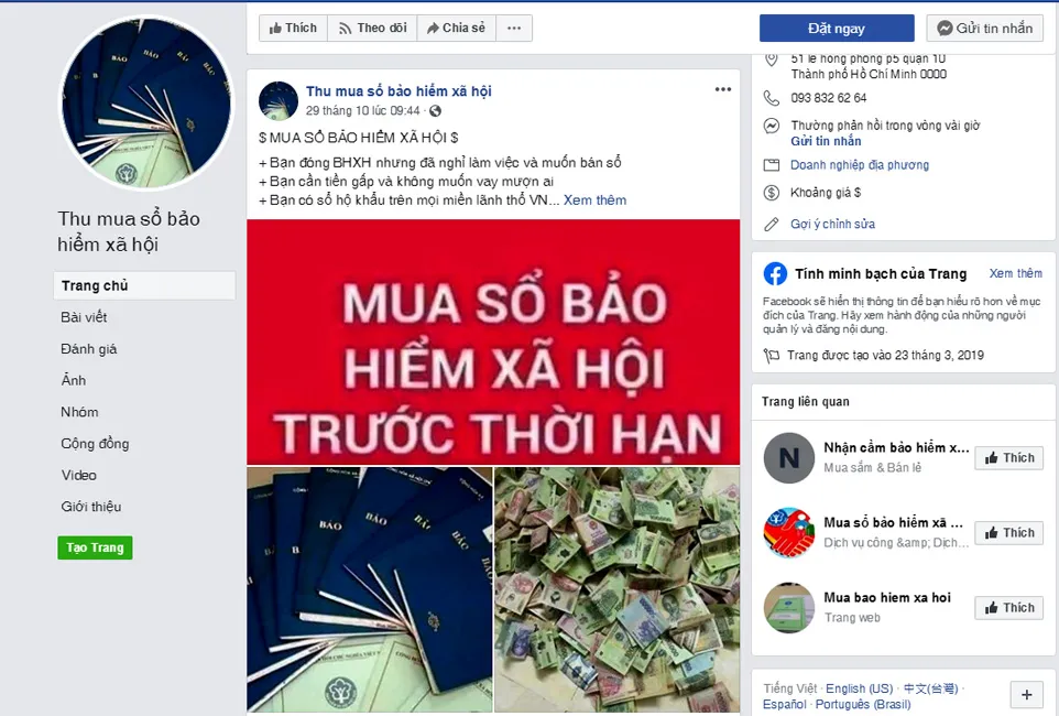 Ngăn chặn hành vi thu mua sổ BHXH ảnh 1