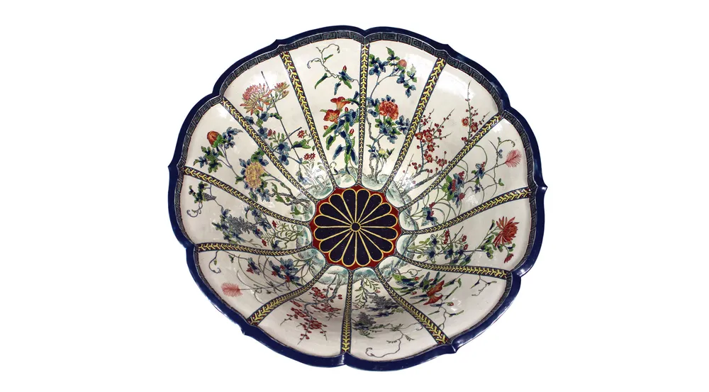 Nghệ thuật nung vẽ gốm men xanh cổ điển ảnh 1