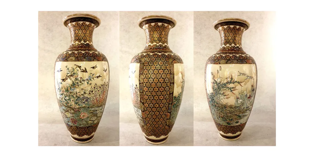 Nghệ thuật nung vẽ gốm men xanh cổ điển ảnh 2