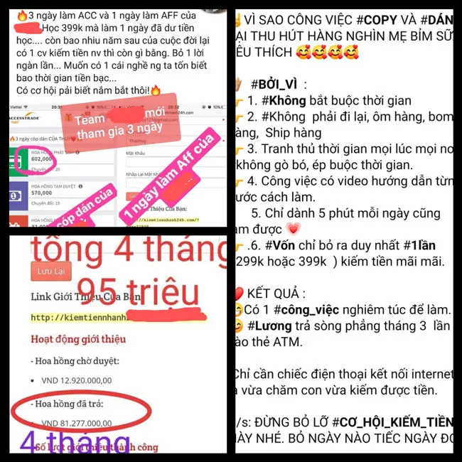 Bẫy kiếm tiền đa cấp ảnh 1