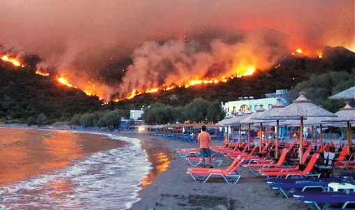 Hy Lạp: Cháy trại tị nạn lớn nhất trên đảo Chios