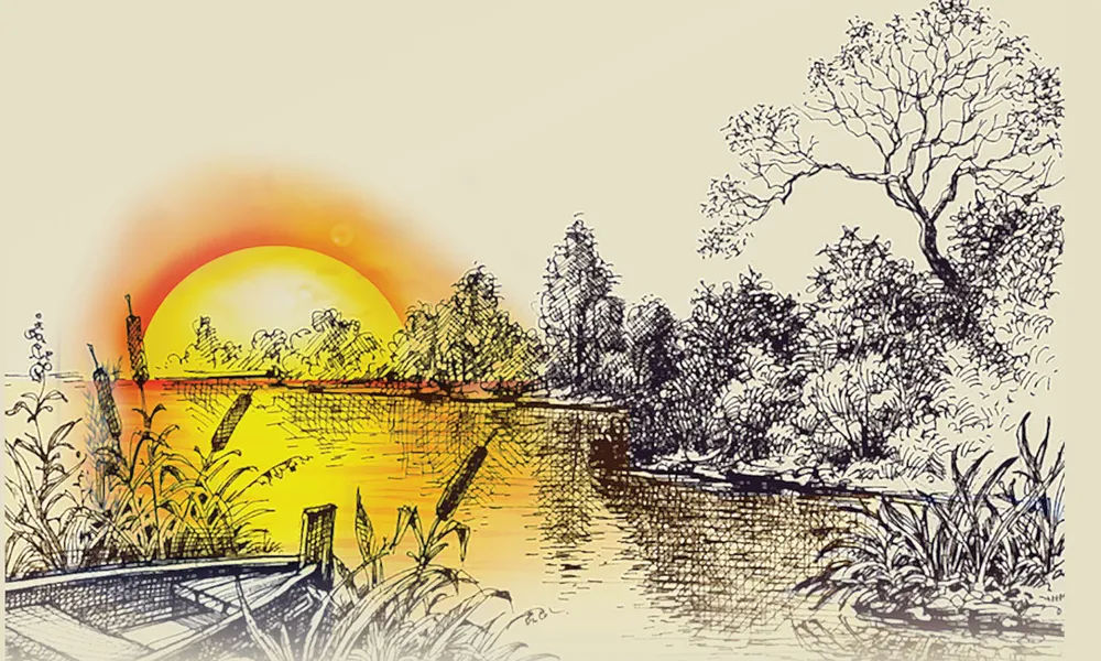 Dòng sông cuộn chảy ảnh 1