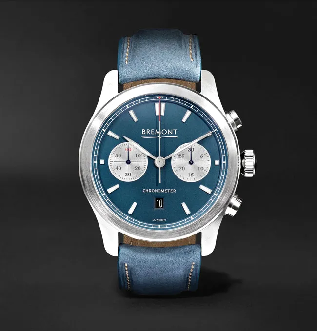 Đồng hồ mặt số màu xanh ảnh 5