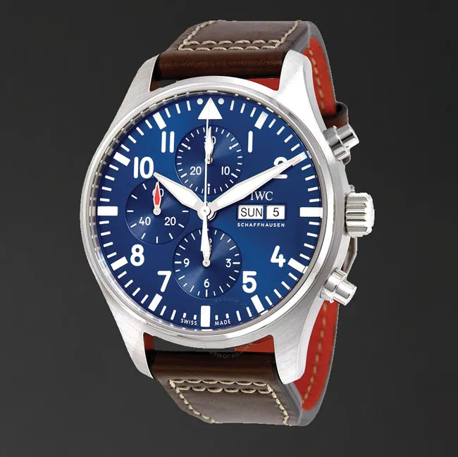 Đồng hồ mặt số màu xanh ảnh 3