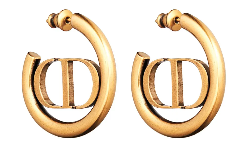 Khuyên tai vòng tròn cá tính ảnh 1