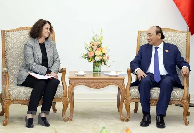 Thu tuong tiep Giam doc Quoc gia Ngan hang The gioi tai Viet Nam hinh anh 1