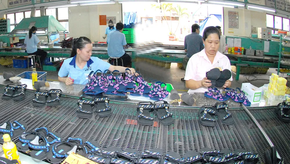 Sản xuất giày tại Công ty Biti’s, TPHCM Ảnh: Cao Thăng