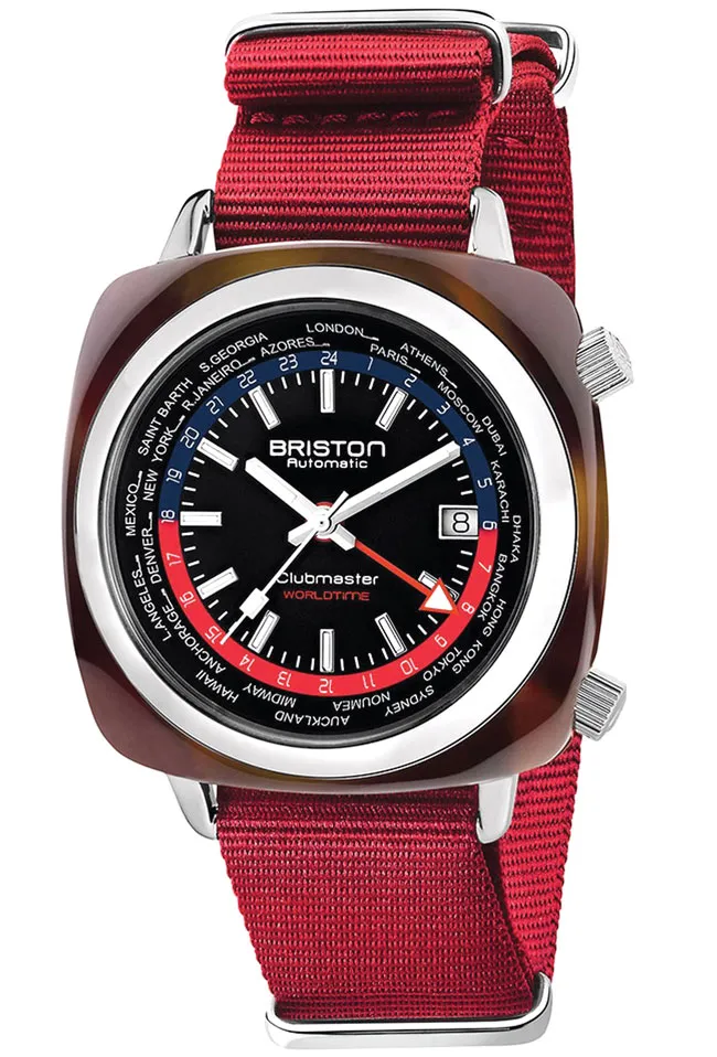 Đồng hồ sắc đỏ ảnh 1